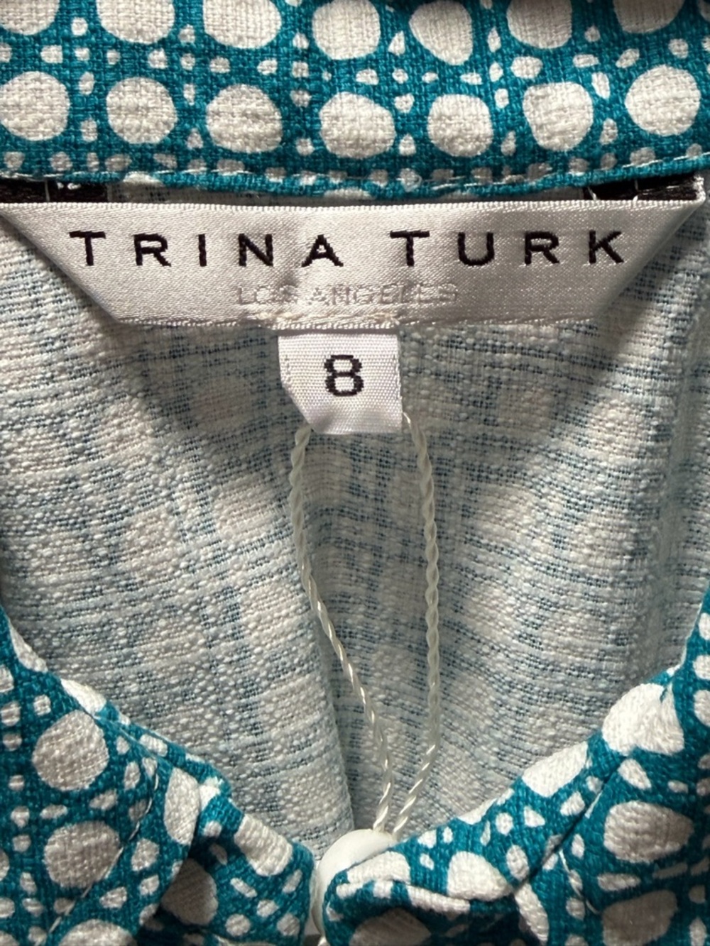 NWT TRINA TURK Rosalina Zip Front Sleeveless Mini Dress - 8 - Picture 7 of 9
